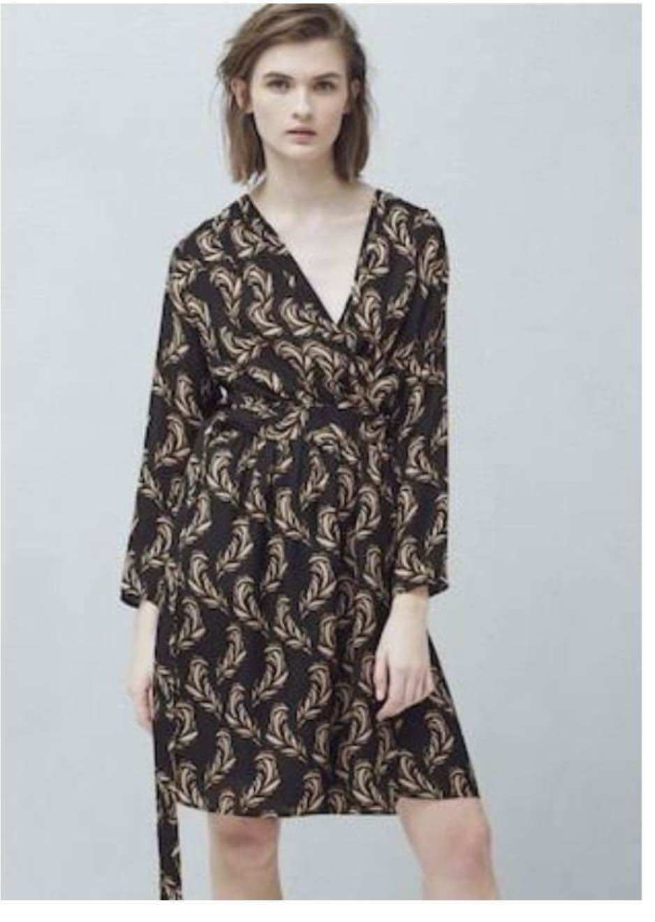 Đầm Mango Hoạ Tiết sz 4, new 90%