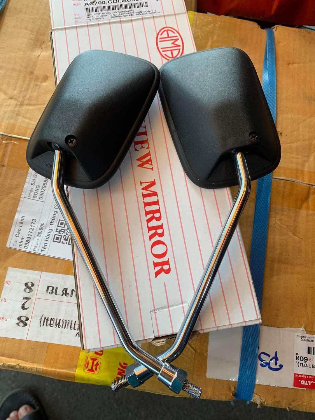 Cặp gương kính chiếu hậu 8li xe cub 82 DD70 84 [ Hàng Thái ]