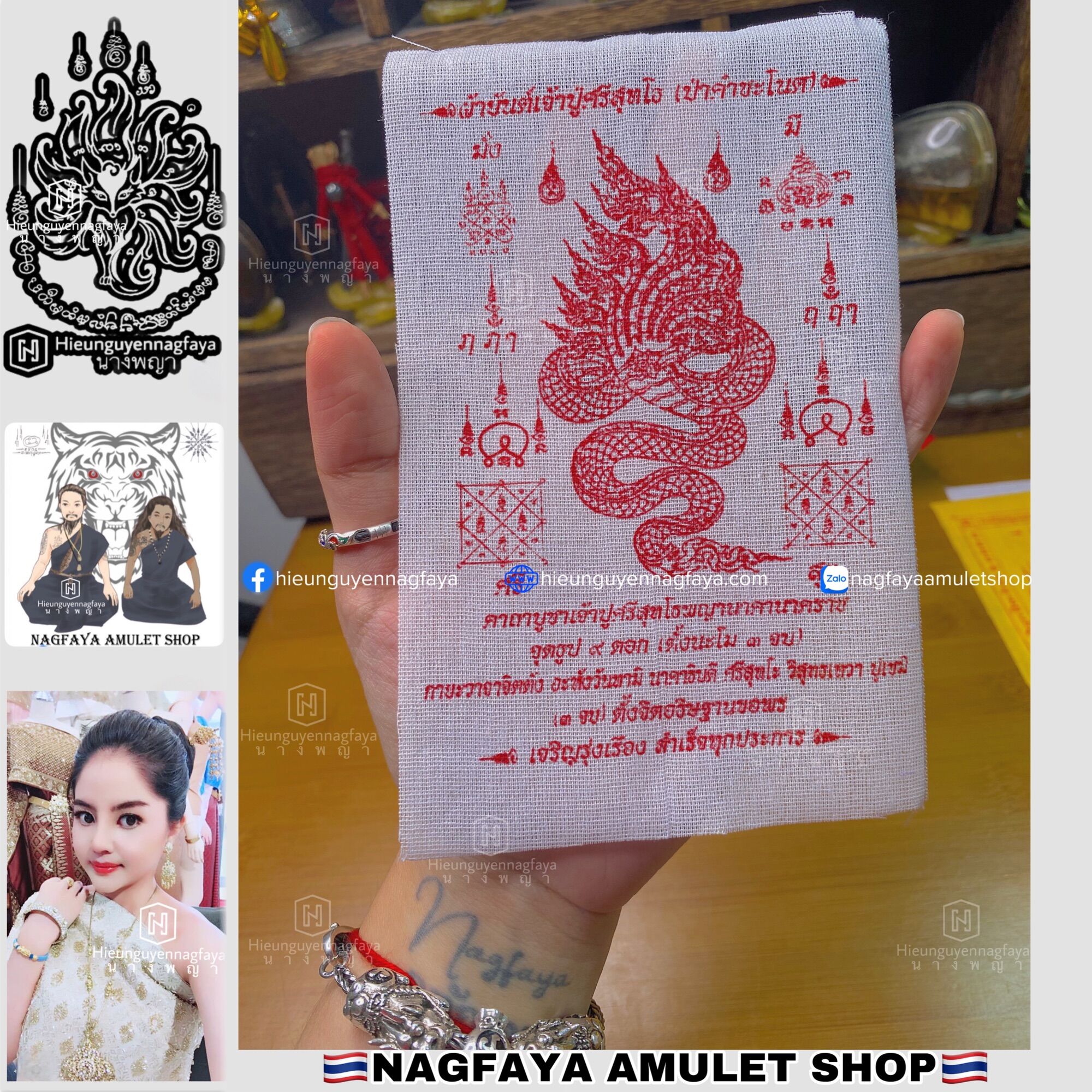 Tranh Treo Rắn Naga Thái Lan - Yant [hieunguyennagfaya]