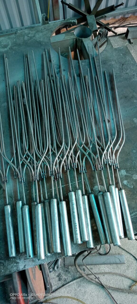 Xiên nướng gà vịt 3 chạc không có nhông