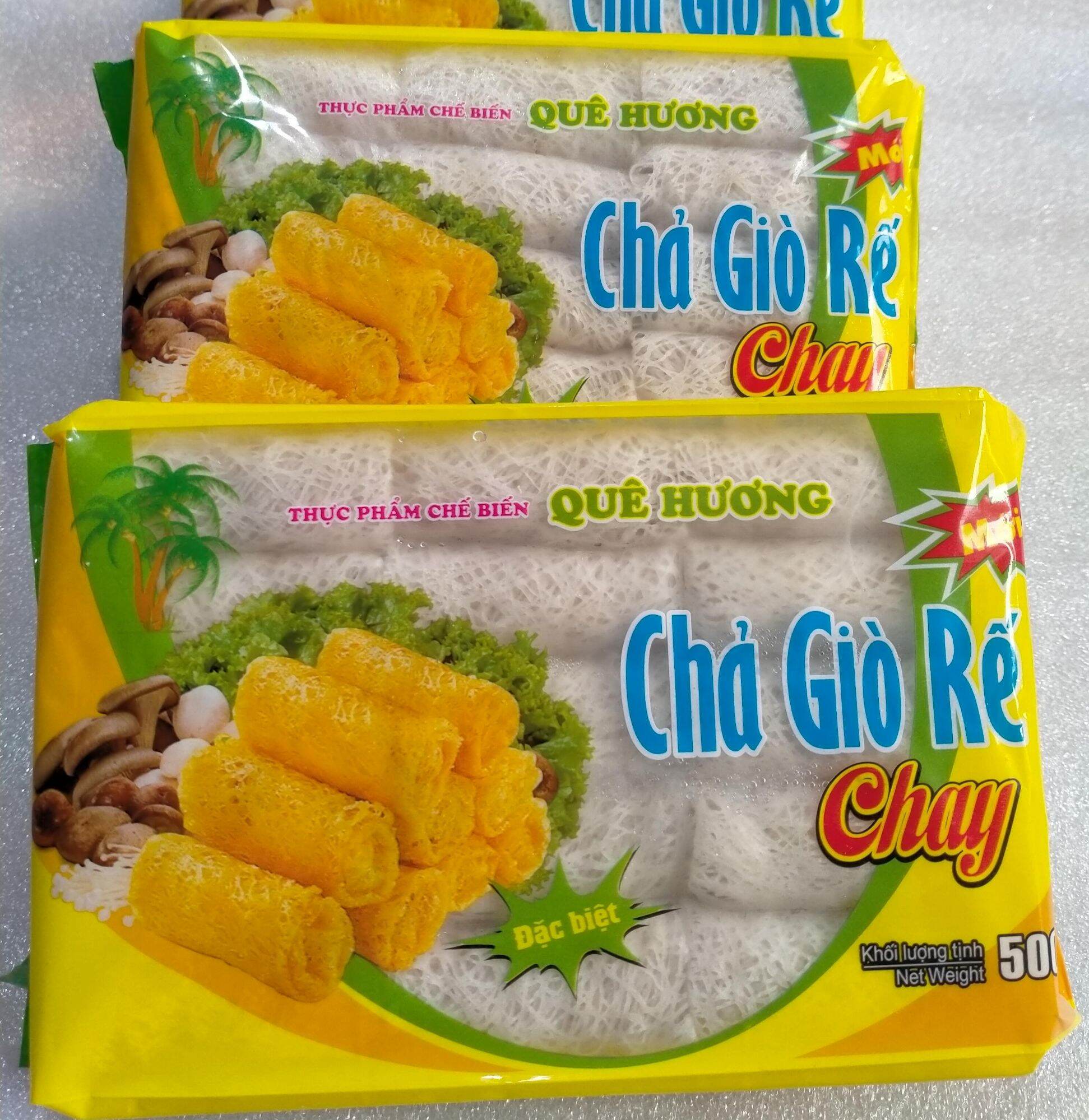 Chả giò xốp/rế chay 500gr/hộp 30 cuốn