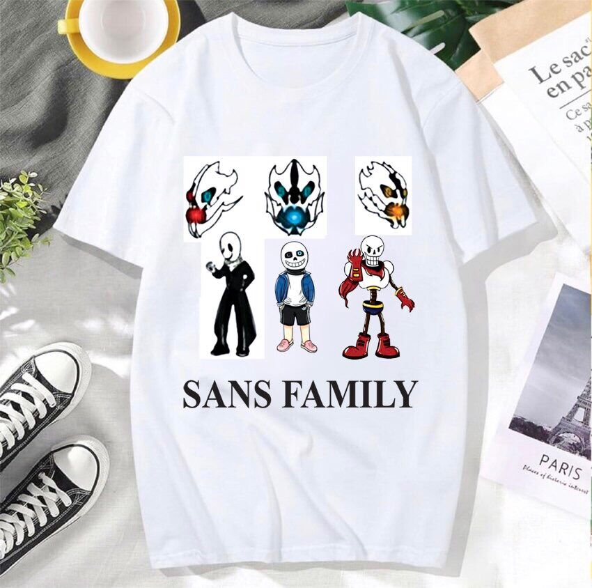 Áo thun in hình game Undertale Sans cho bé trai bé gái