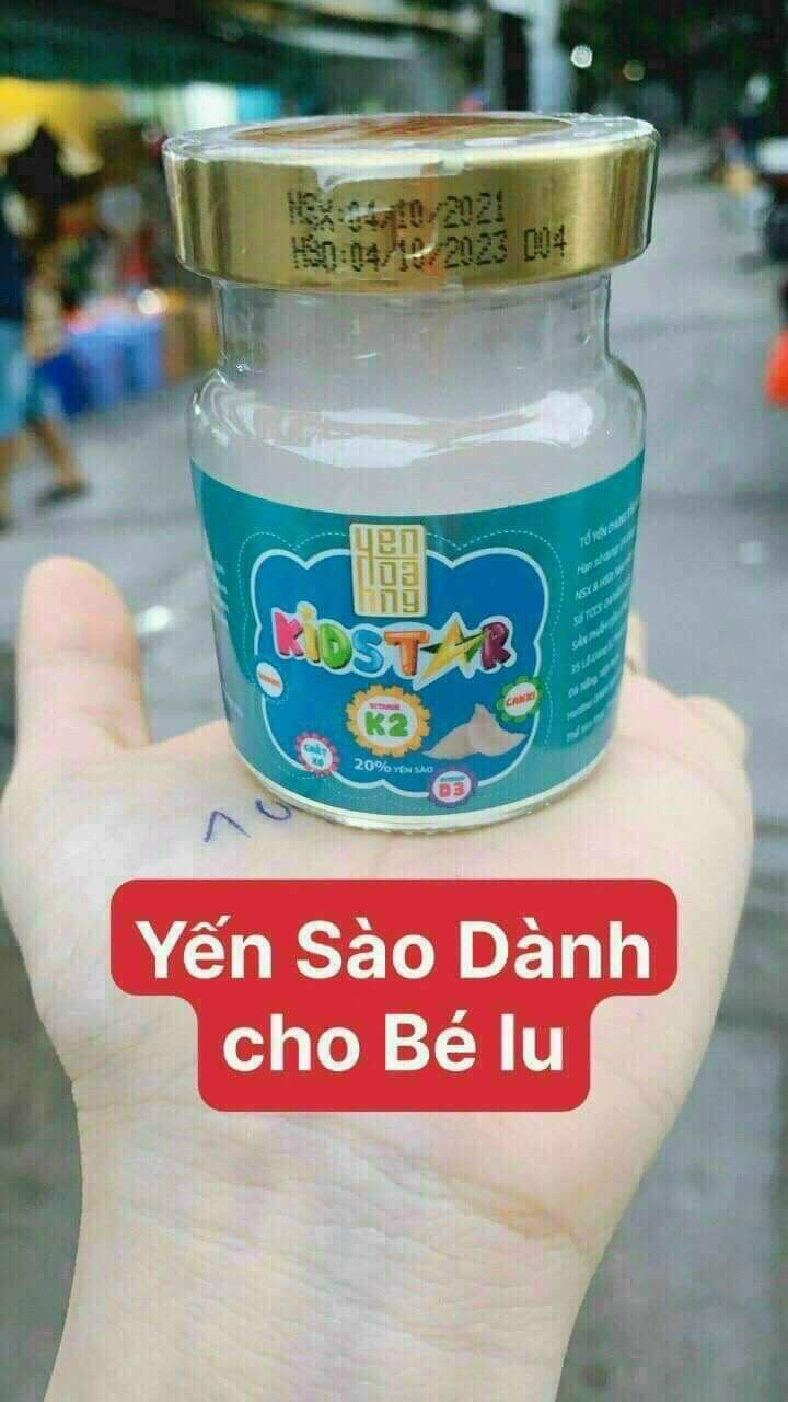 Nước yến  cho bé 30% yến KidStar