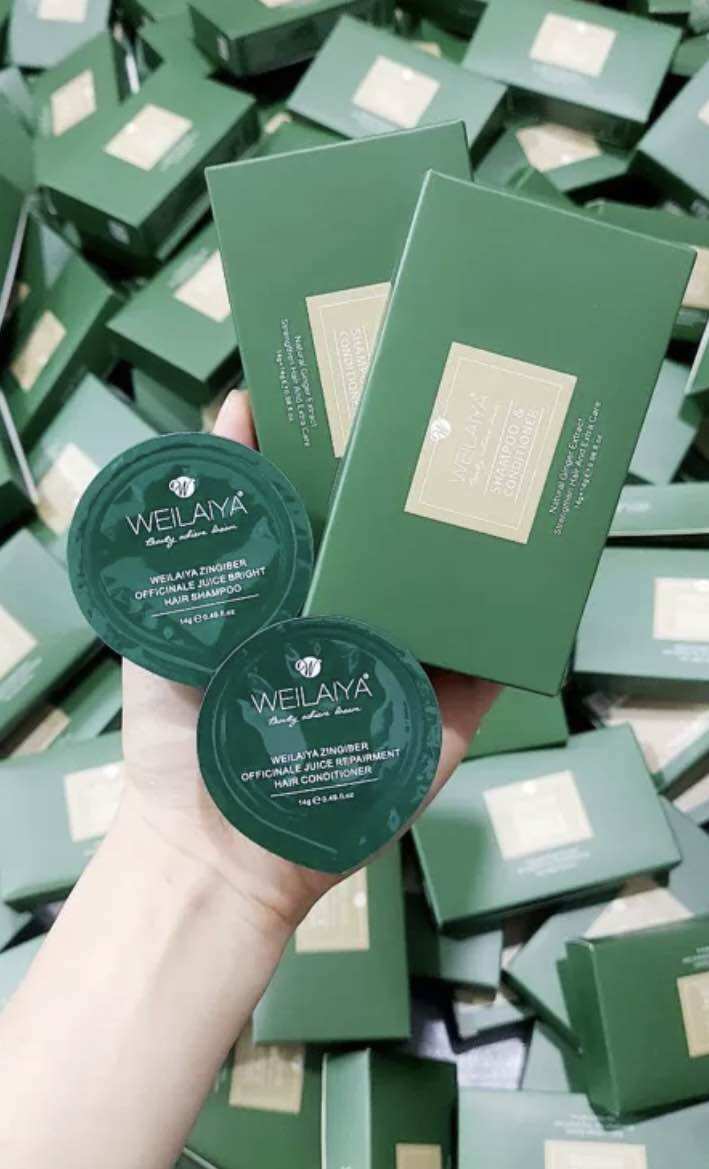 Gội xả Gừng 14g  WEILAIYA ( Gừng Trắng , Gừng Hà Thủ Ô )