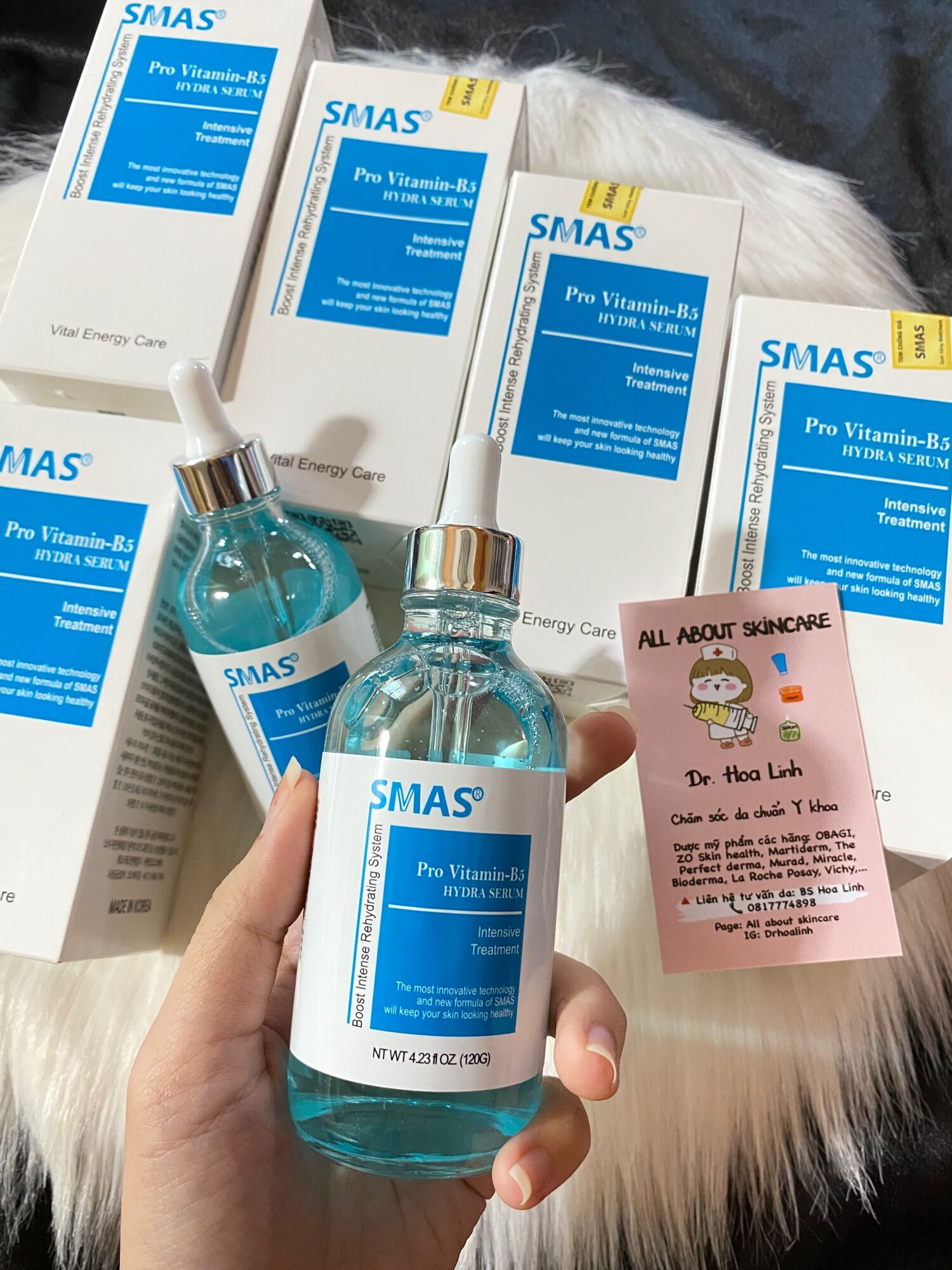 TINH CHẤT SMAS B5 , HA DƯỠNG ẨM, PHỤC HỒI DA