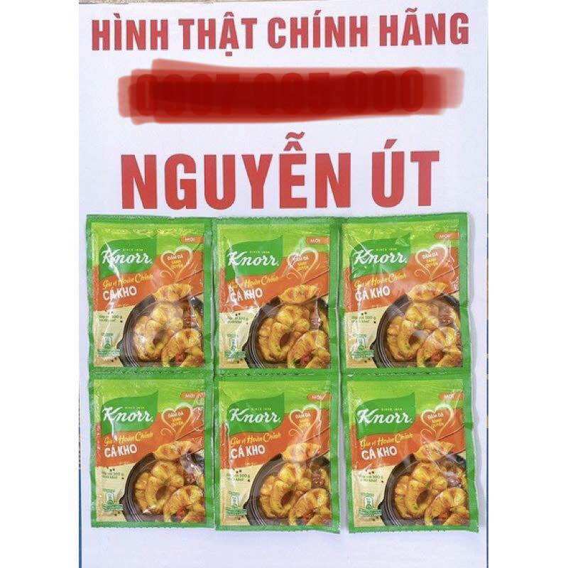 gia vị cá kho knorr 6 gói x 28g