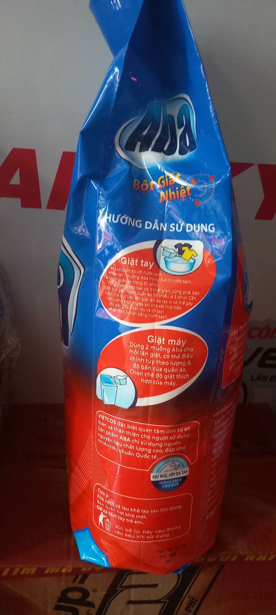 bột giặt aba 5.7kg(250k)
