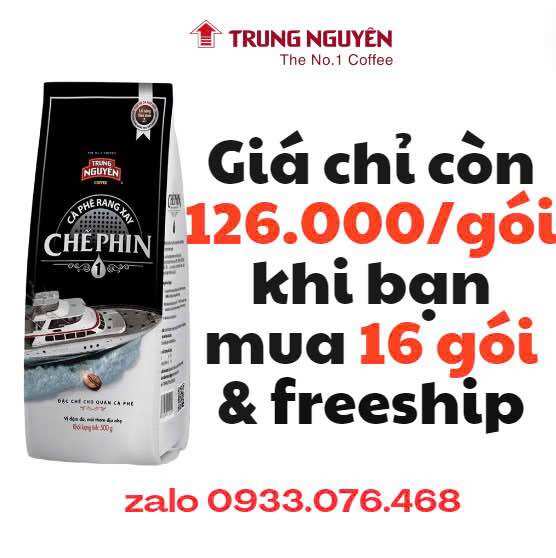 Cà Phê Chế Phin 1 - Cà Phê Trung Nguyên Giá Sỉ