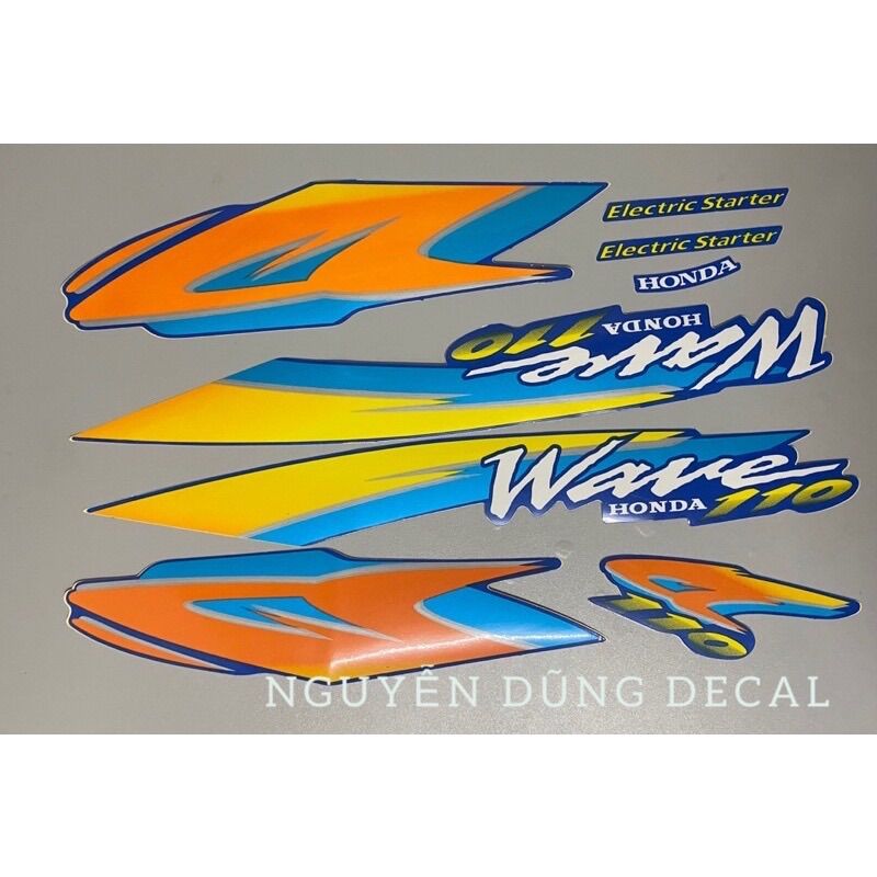 Tem wave thái 110 màu ngọc đời 1999