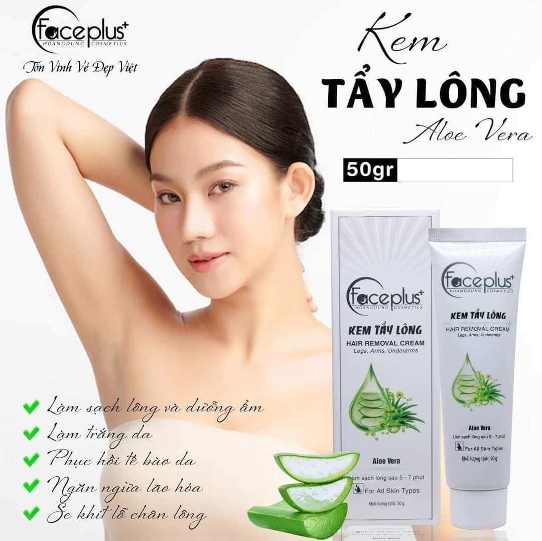 Kem Tẩy Lông Sạch 5-7 Phút Faceplus+ 50g