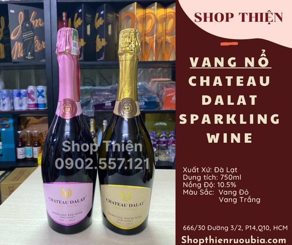 Vang Nổ CHATEAU DALAT SPARKLING WINE 10.5% 750ml