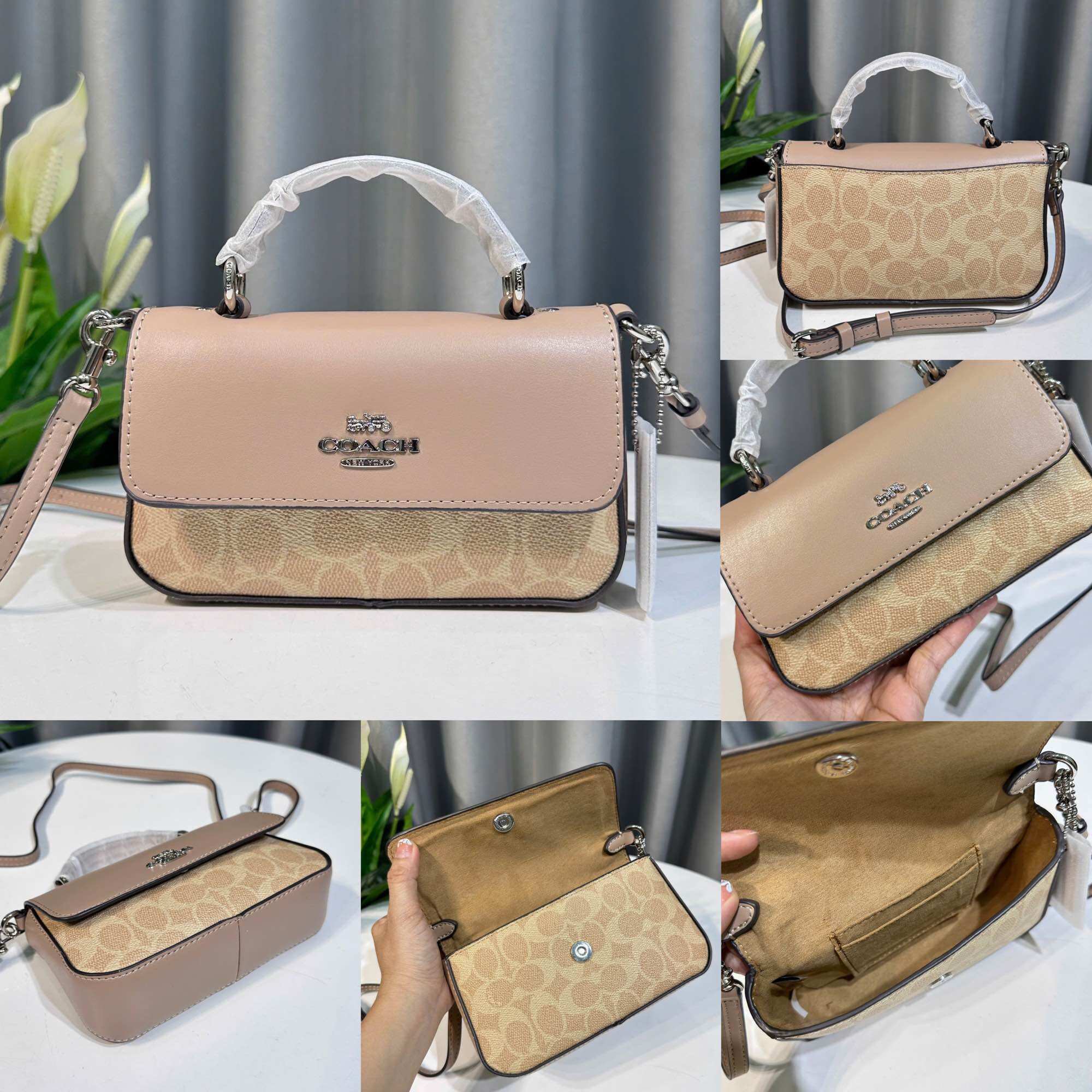 Túi C0ach Mini Josie Top Handle cuốn hút
