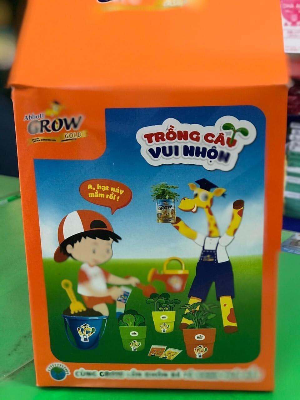 Bộ đồ chơi trồng cây cho bé (Hạt giống thật)