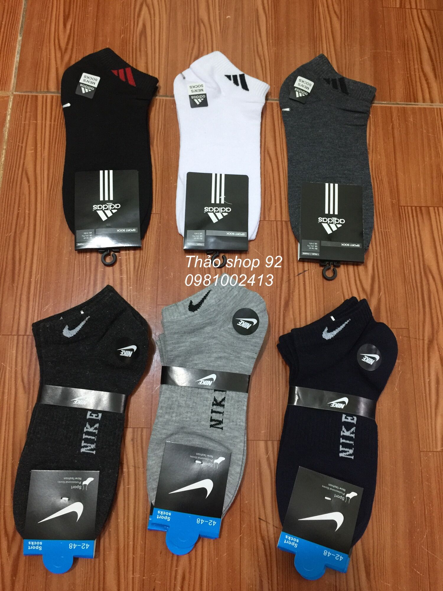 Tất/vớ adidas cổ ngắn