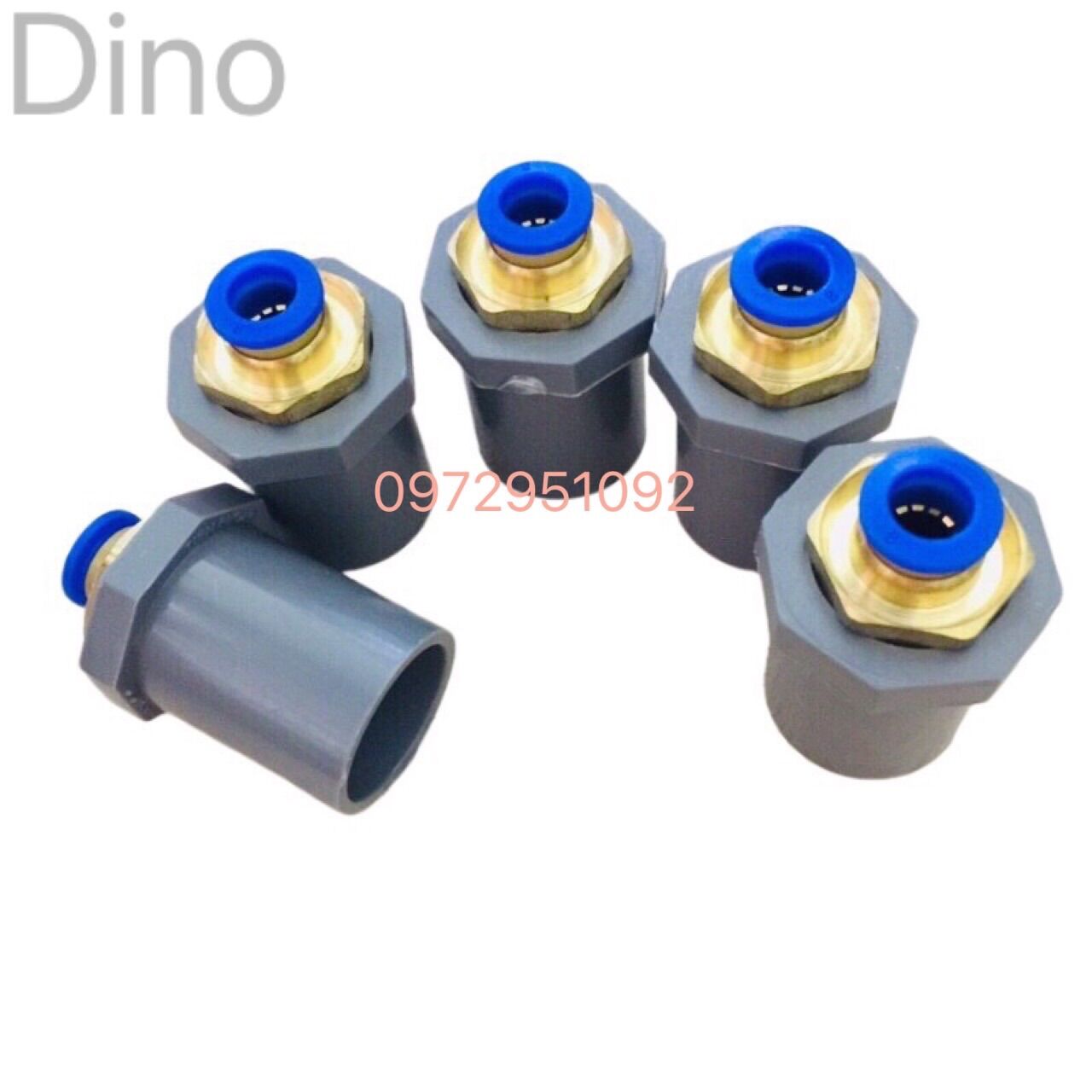 Chuyển từ nhựa pvc 21 sang ống nước 6mm,8mm,10mm,12mm