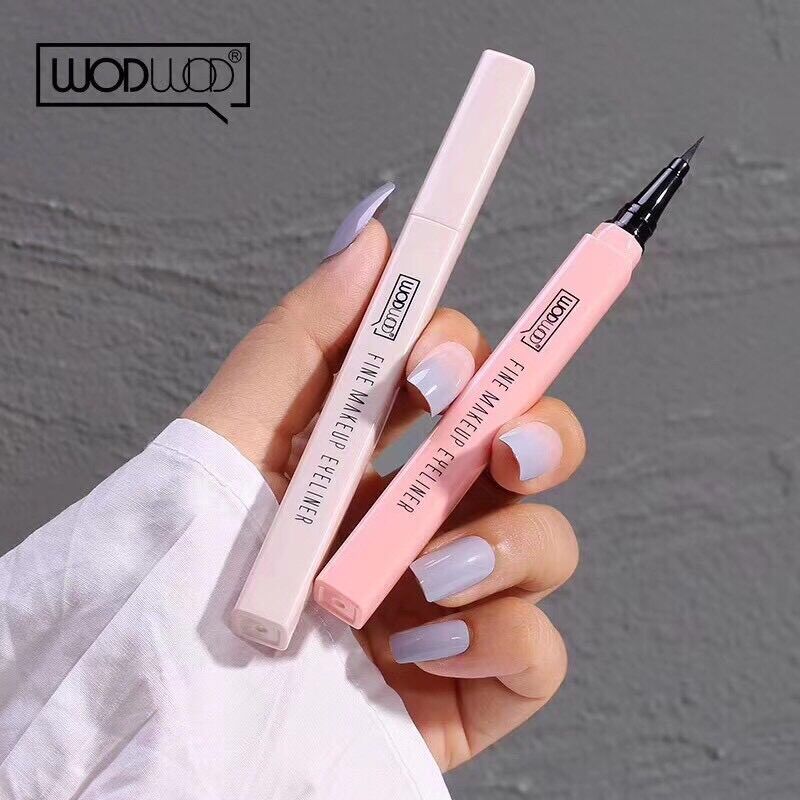 Bút lông kẻ mắt nước wodwod lâu trôi