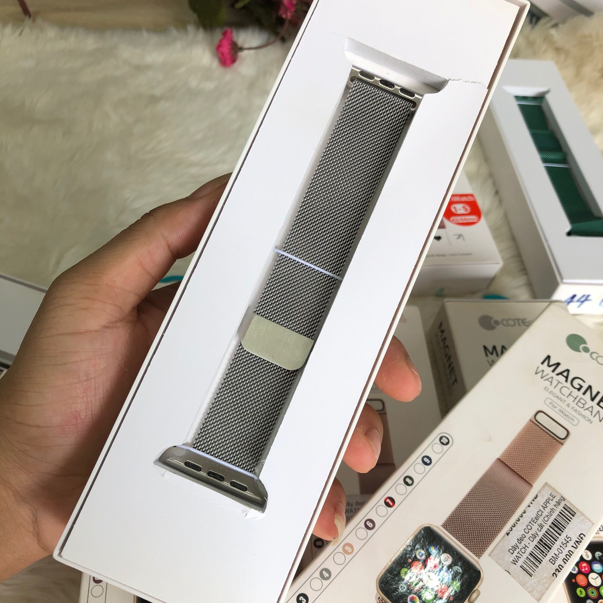 Dây đeo COTEETCI APLLE WATCH dây sắt
