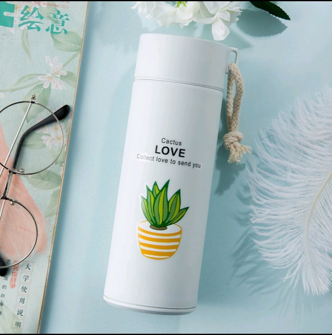 BÌNH NƯỚC GIỮ NHIỆT XƯƠNG RỒNG 450ML