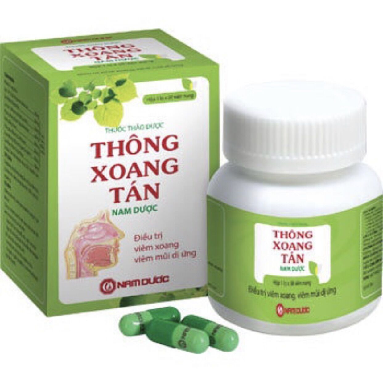 Thông xoang tán Nam Dược lọ 60 viên