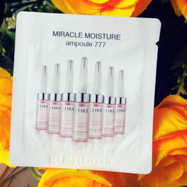 Sét 10 gói tinh chất dưỡng ẩm Ampoule 777 của Ohui