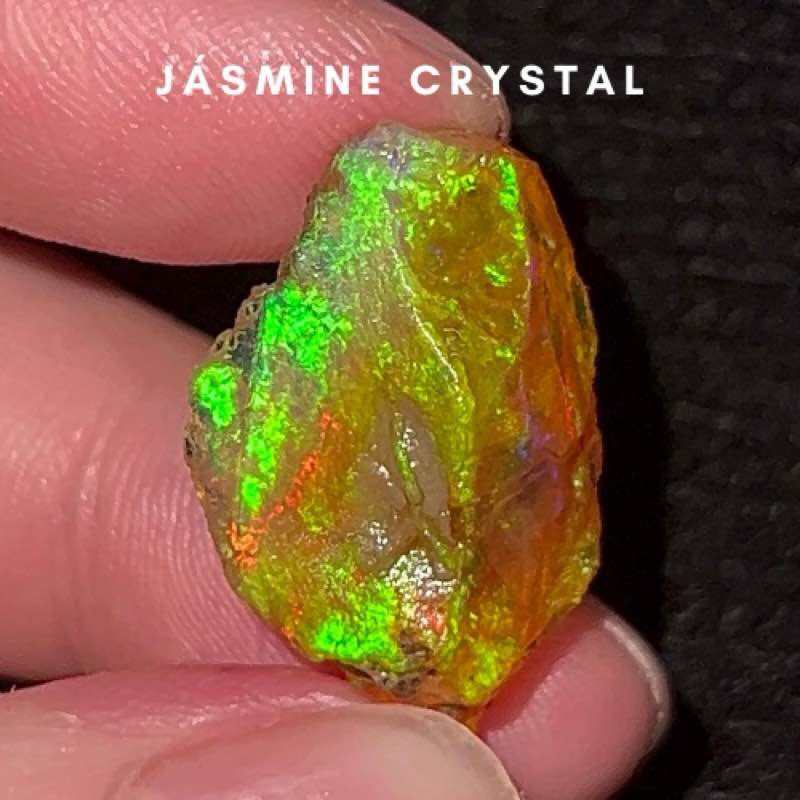 Đá Opal Thô Jásmine Crystal 100% Natural Cao Cấp Size 25x16x11mm (1 viên duy nhất như hình)