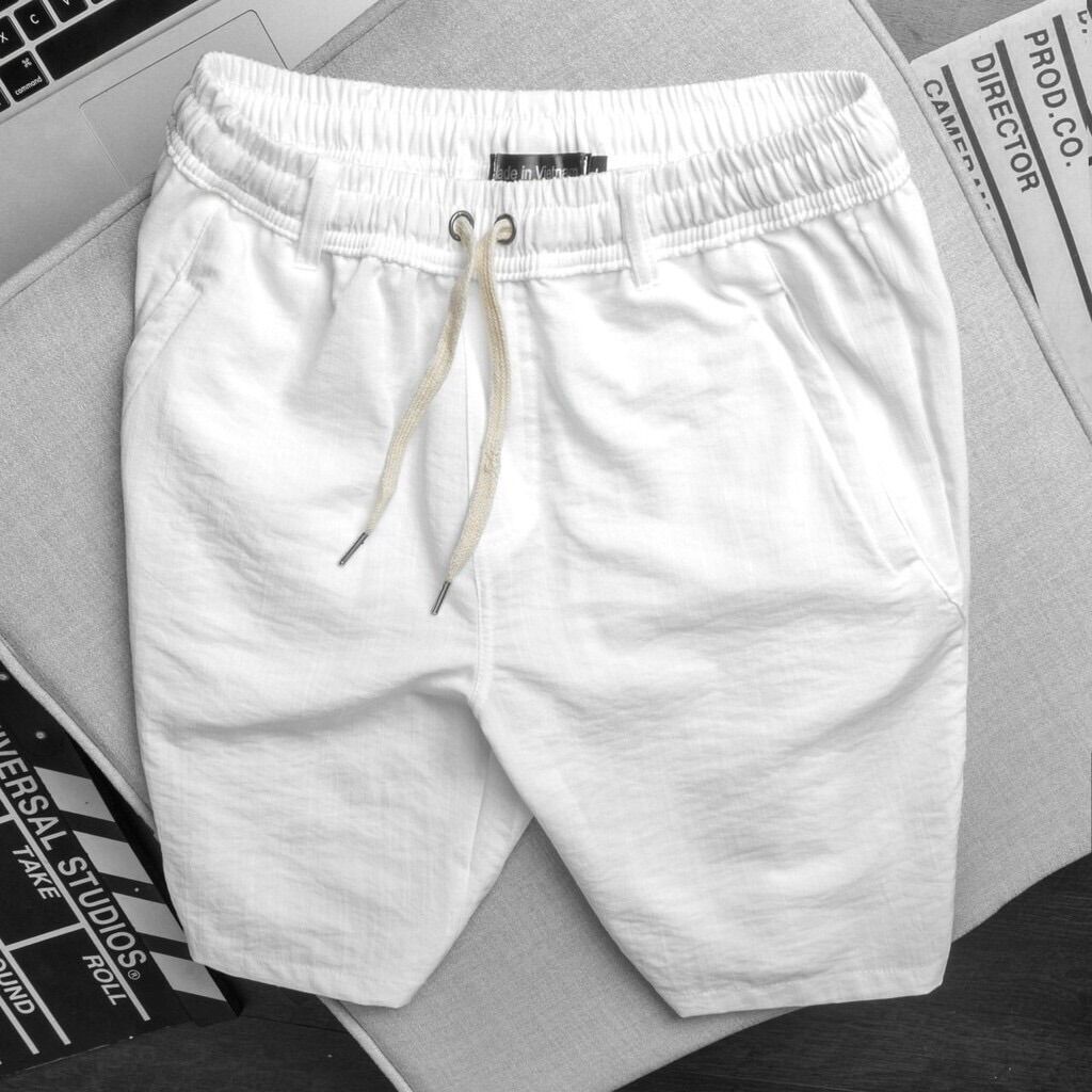 [HCM]Quần Short KaKi Cạp Chun LeNin Vải Giản Mềm Mịn