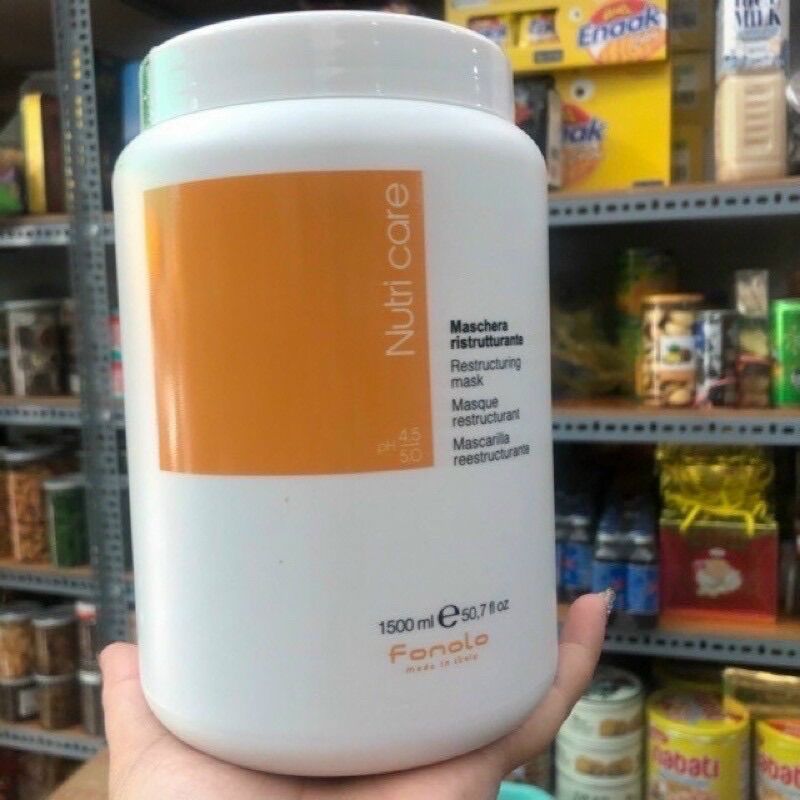 Mặt nạ ủ tóc fanola phục hồi tóc hư tổn 1500ml