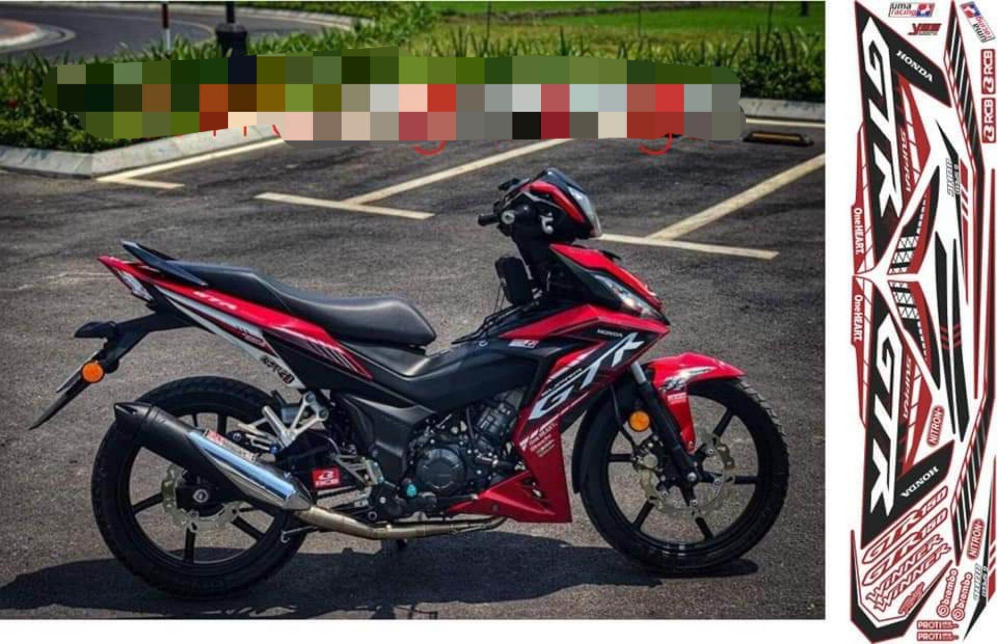 Tem rời winner v1 đỏ