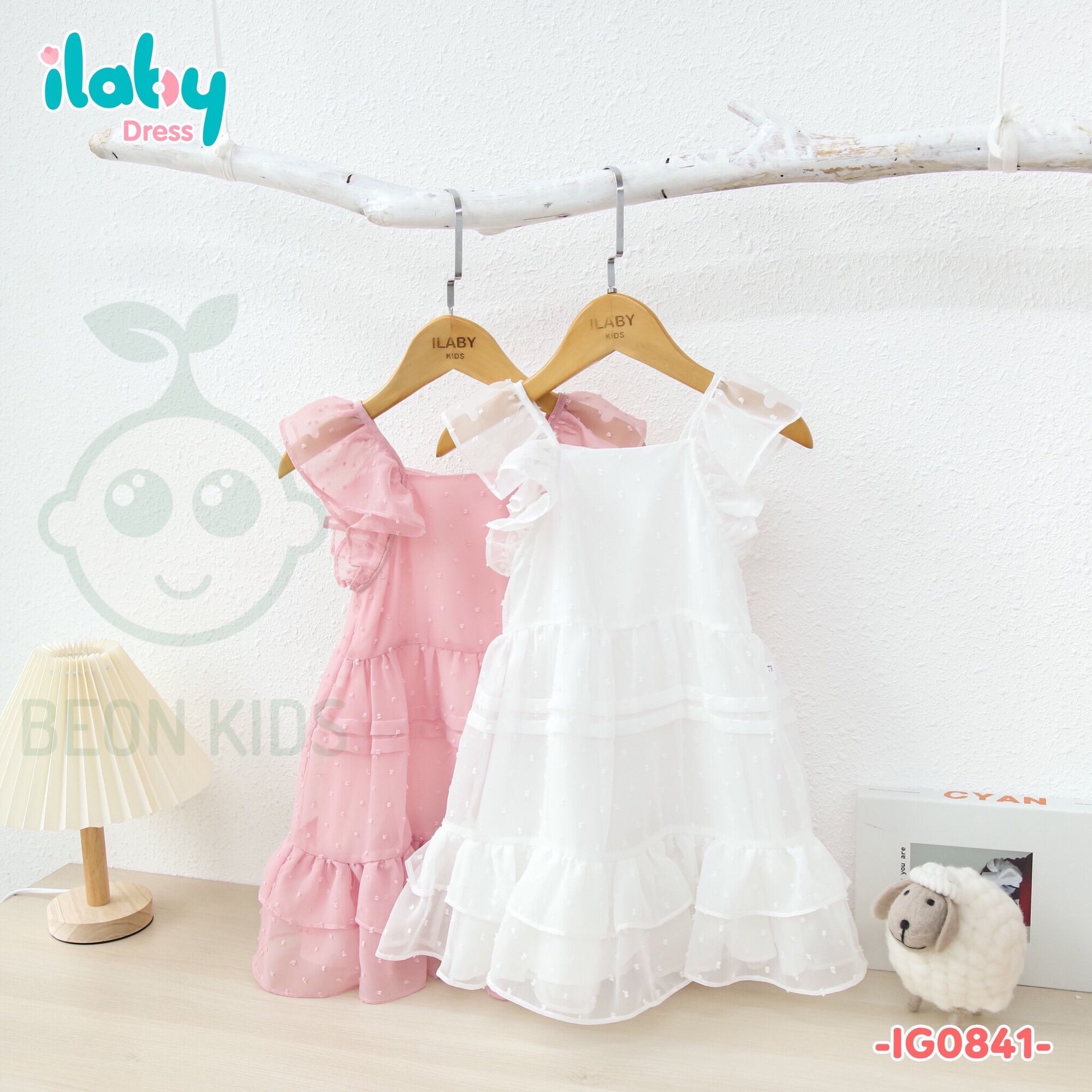 Beon kids - váy công chúa, váy voan đuôi cá ilaby
