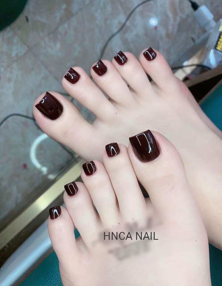 Nail box thiết kế giá rẻ bộ móng up vuông đủ size fom chuẩn y hình [ kèm keo dán móng]