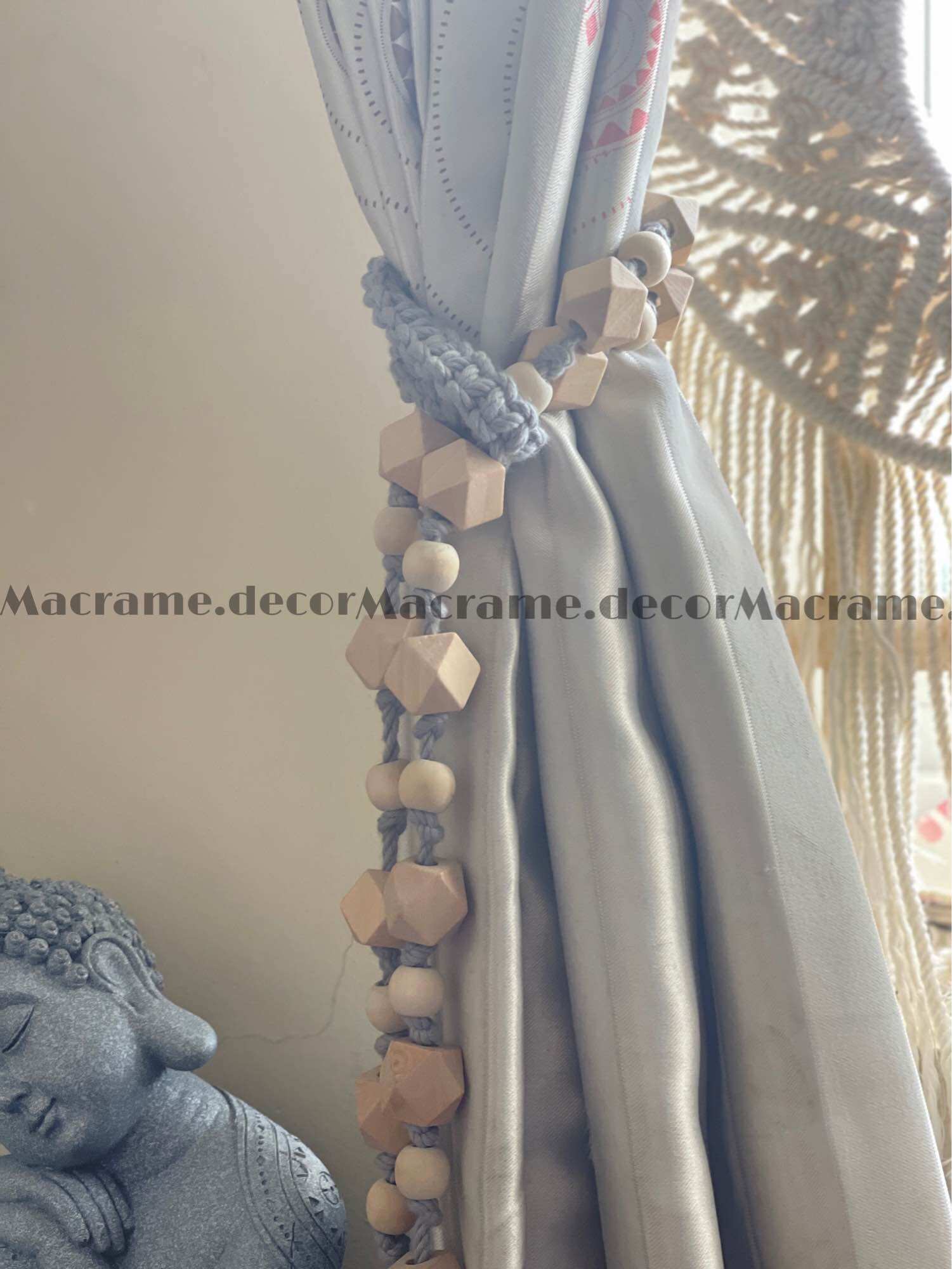 Dây buộc rèm trang trí macrame decor