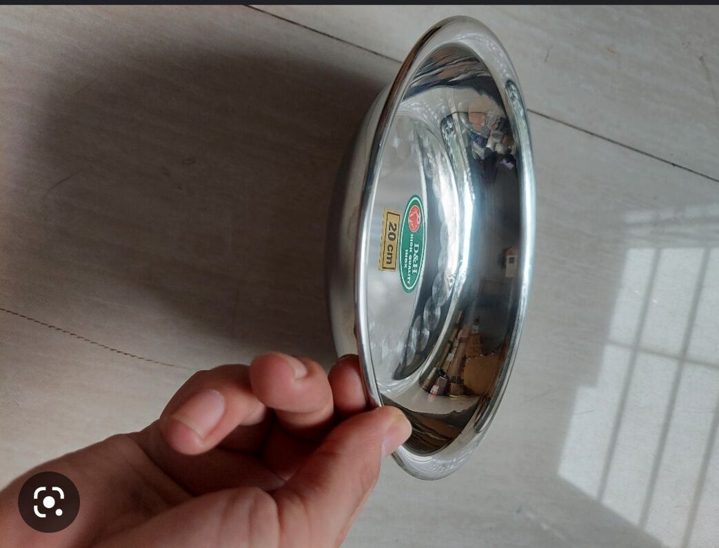 combo 5 đĩa ảo sâu inox 20cm inox 430
