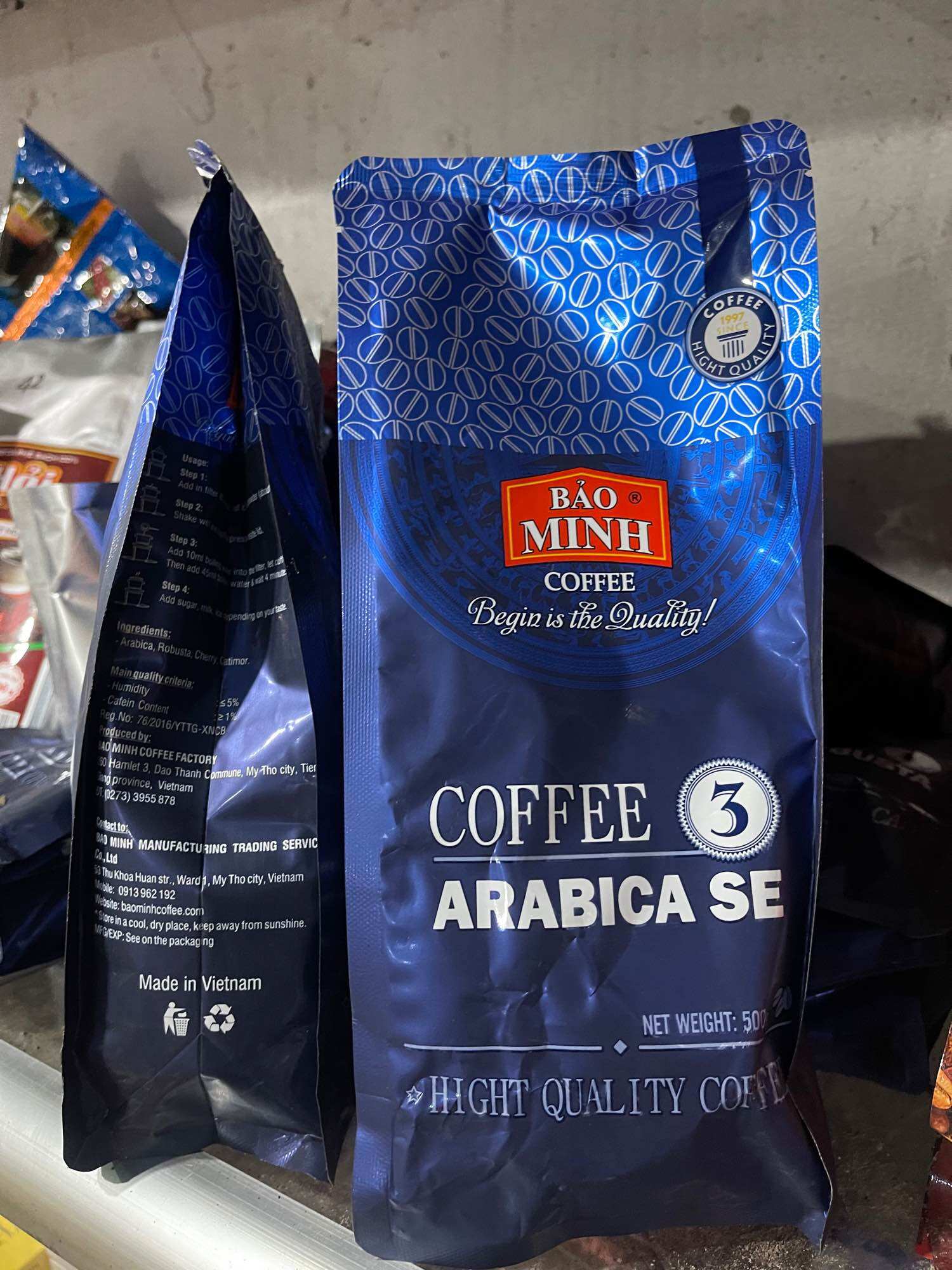 Cà phê Bảo Minh số 3 500g