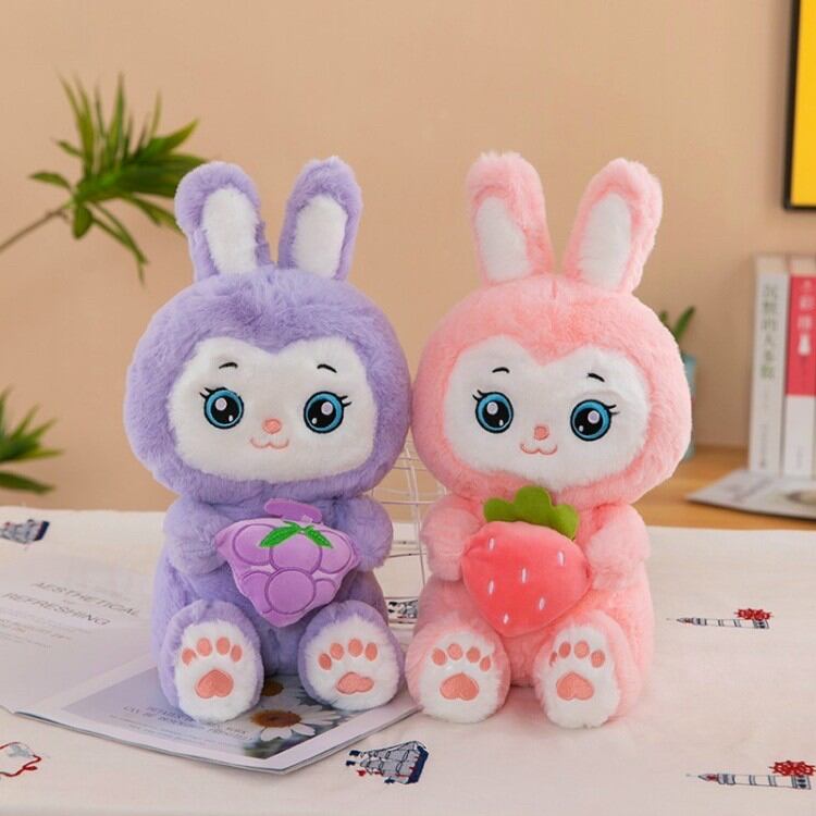 Gấu bông Thỏ ôm dâu 35cm