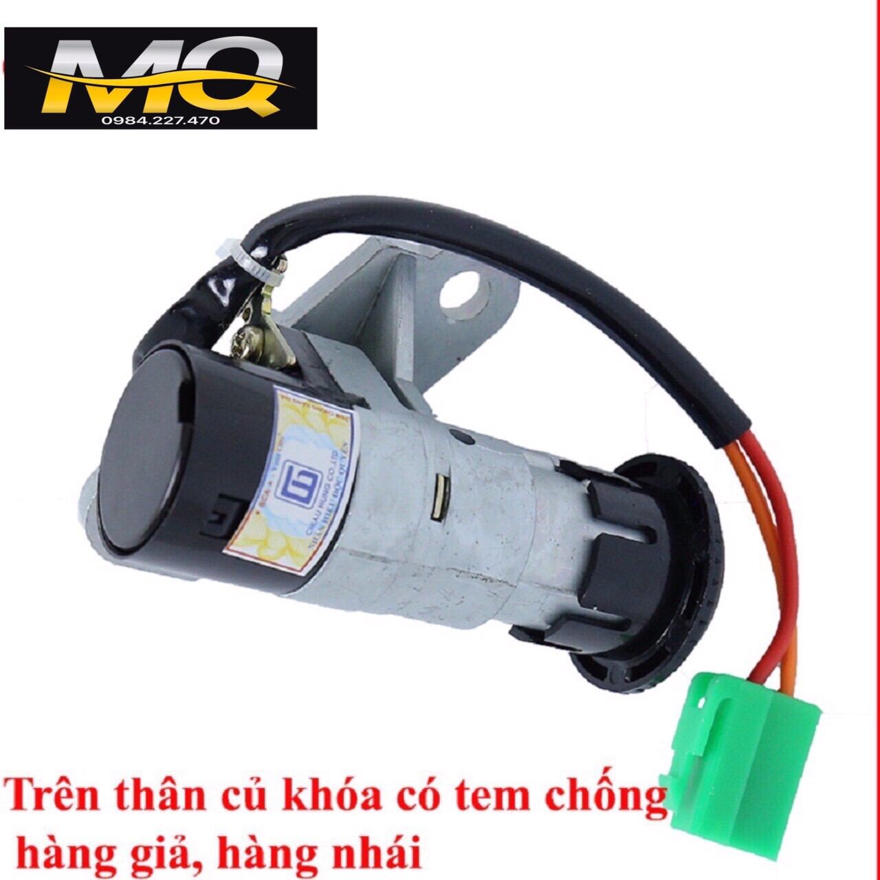 Bộ Ổ Khoá Xe Máy VIVA 6 Cạnh (Khoá Điện + Khoá Yên ) ( Xem Ảnh + Video)