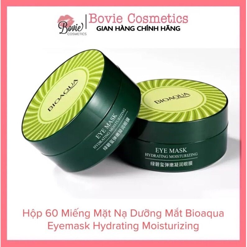 Hộp 60 Miếng Mặt Nạ Dưỡng Mắt Bioaqua Eyemask Hydrating Moisturizing
