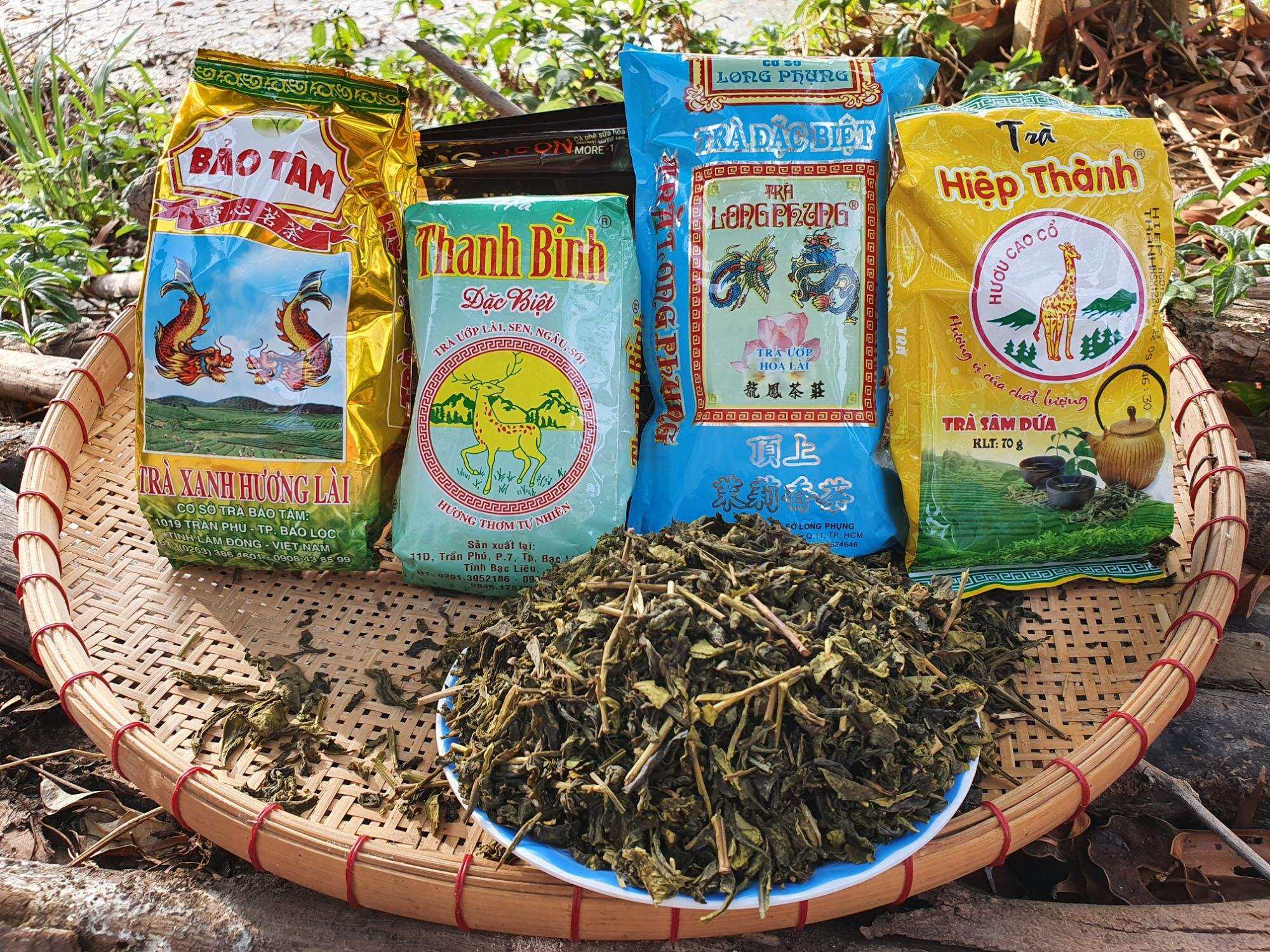 Combo 4 Loại Trà Bảo Tâm-Thanh Bình-Long phụng-Sâm Dứa