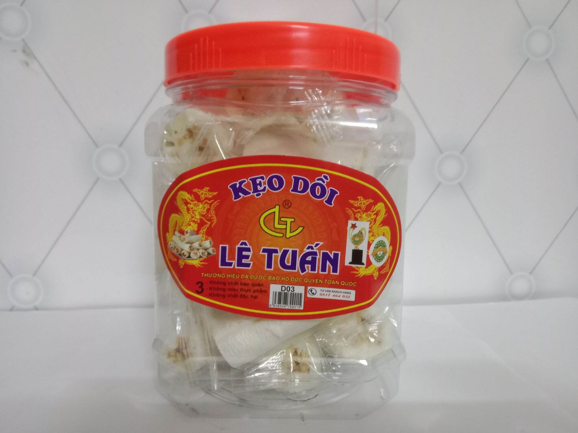 ĐẶC SẢN KẸO DỒI LẠC NAM ĐỊNH  ( hộp 380 g)
