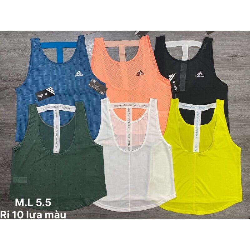 Áo Tanktop Thể Thao Tập Gym Nữ Dây Chữ T Chất Thun Lưới Nhẹ Mát