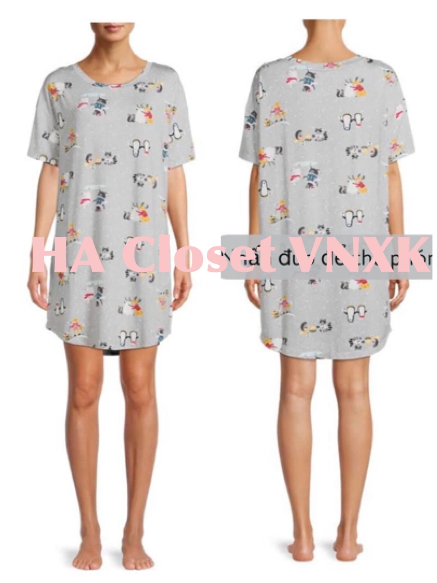 Đầm thun mặc ngủ xuất xịn