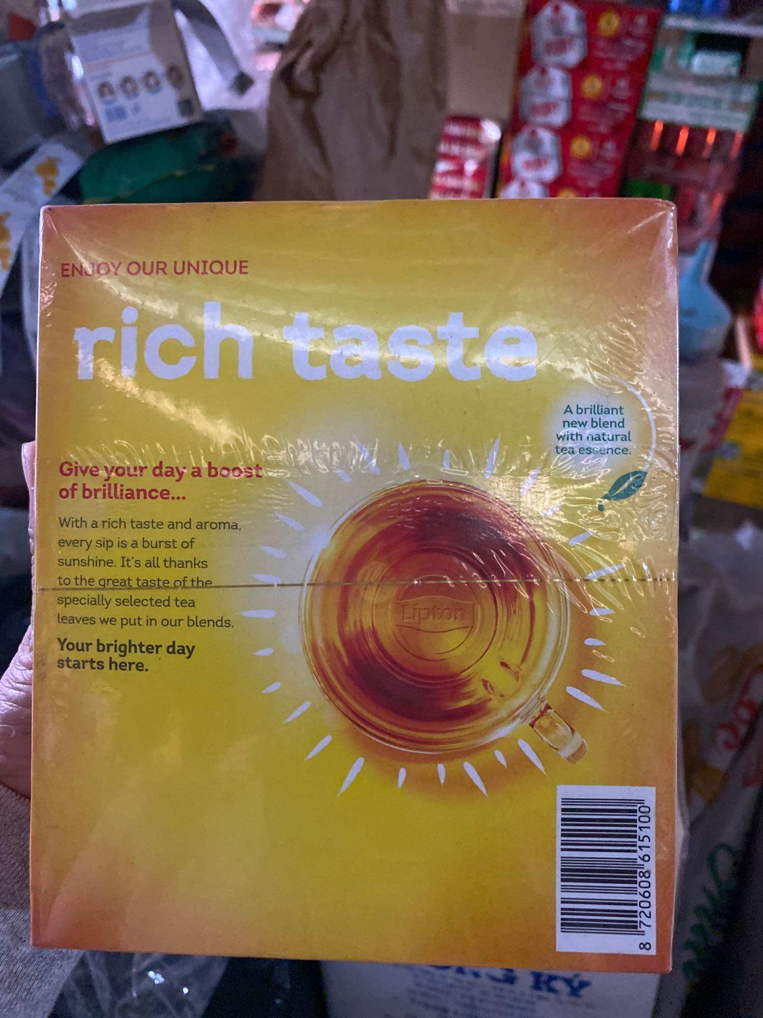 Trà lipton nhãn vàng 100gói