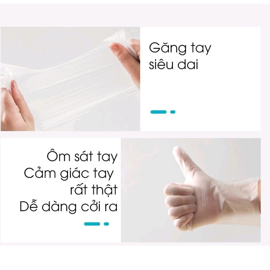 hộp 100 gang tay cao su