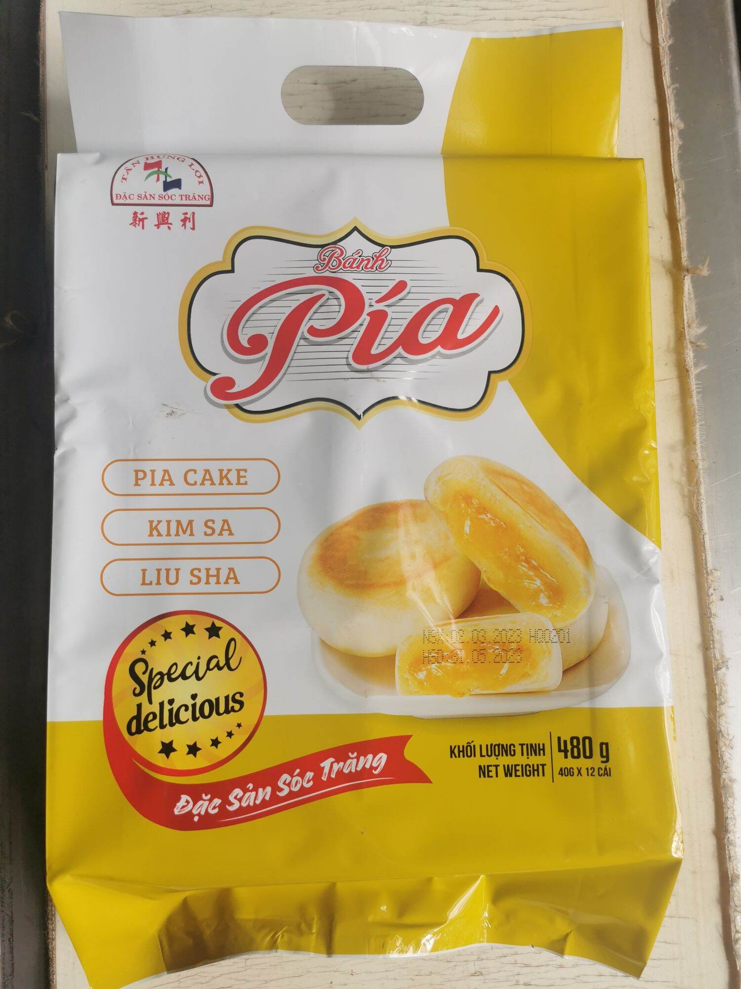 bánh pía kim sa TÂN HƯNG LỢI