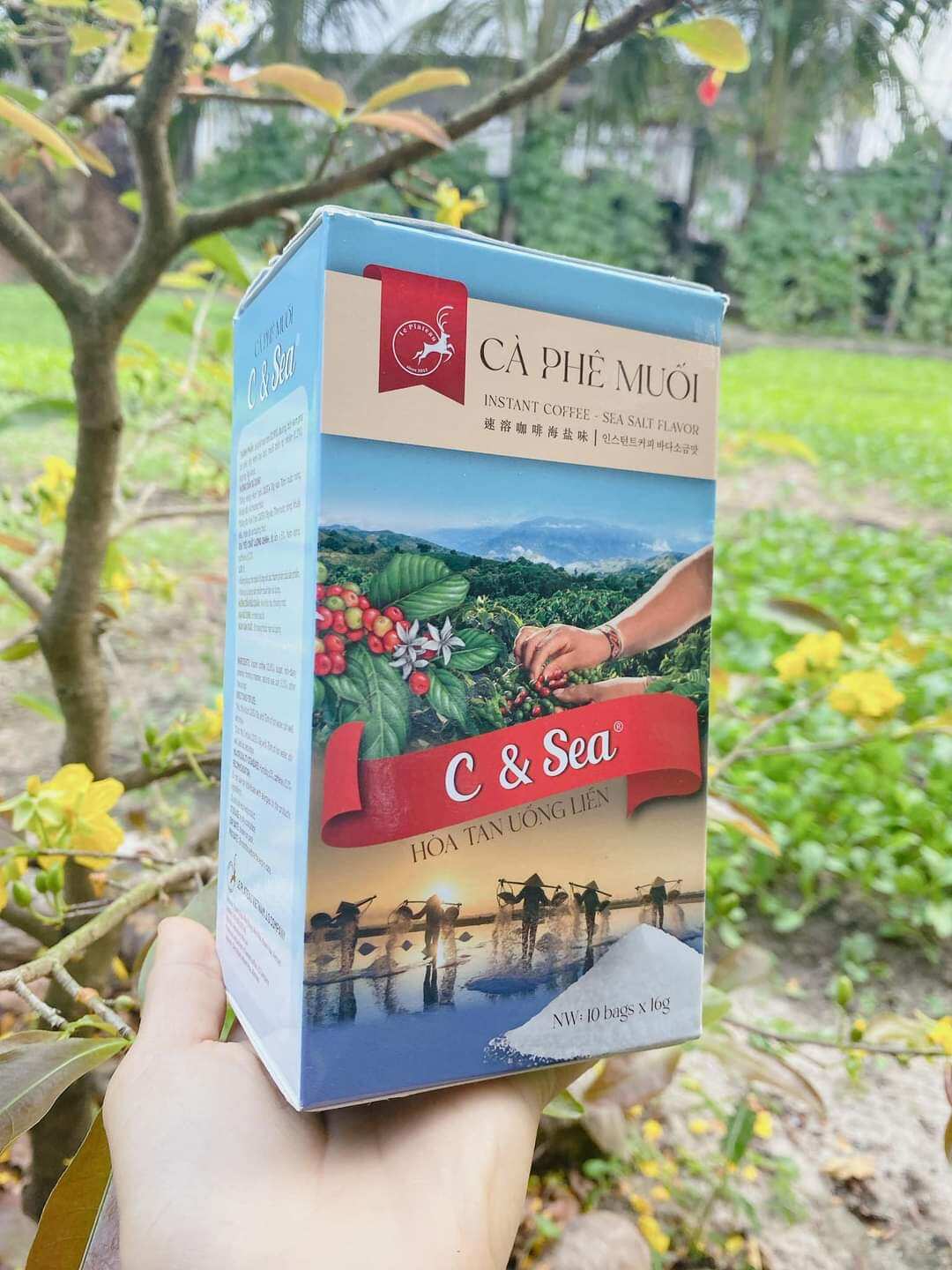 Cà phê hòa tan - cà phê muối C& Sea hương vị huế