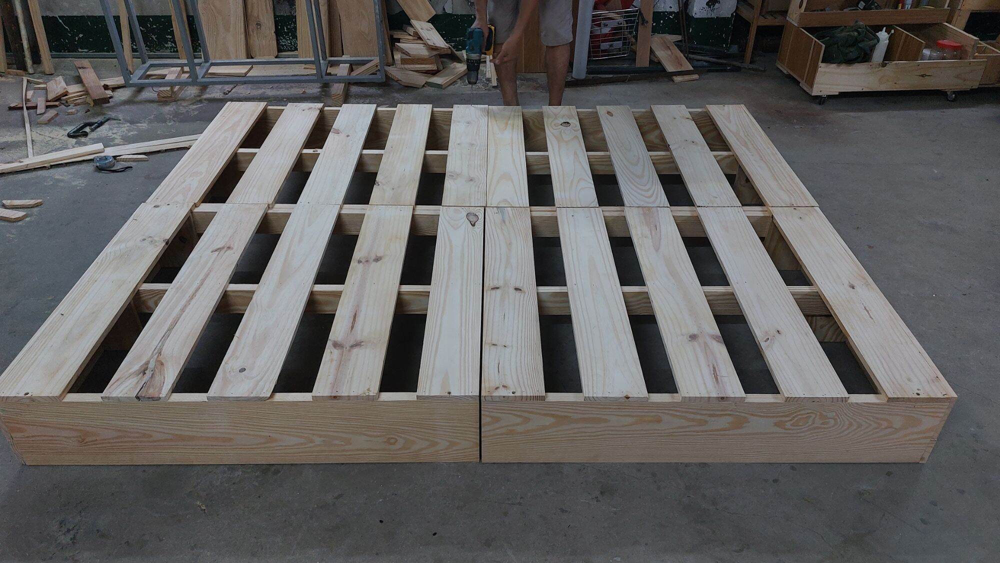 GIƯỜNG PALLET GIÁ RẺ CAO 20CM