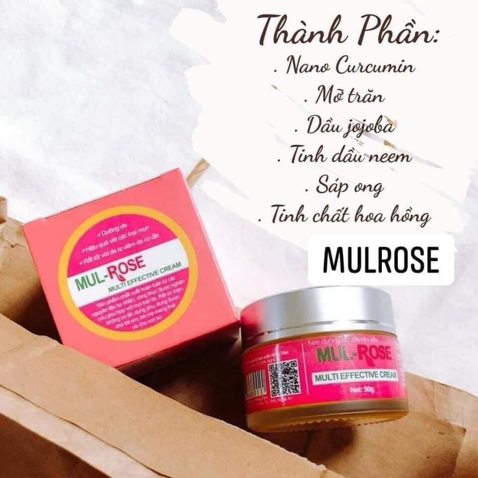 Kem nghệ đa năng mulrose viêm da cơ địa rạn da mờ thâm hết mụn nứt gót hộp 50gr
