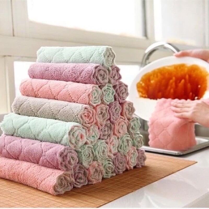 [HCM]Set 10 Khăn Lau Bếp Đa Năng