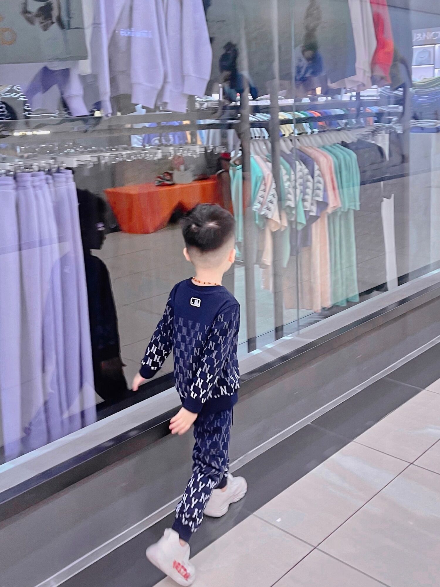 [3-5/8 Hoàn Tiền 25%]Bộ nỉ Thu Đông monogram xịn cho bé trai và bé gái