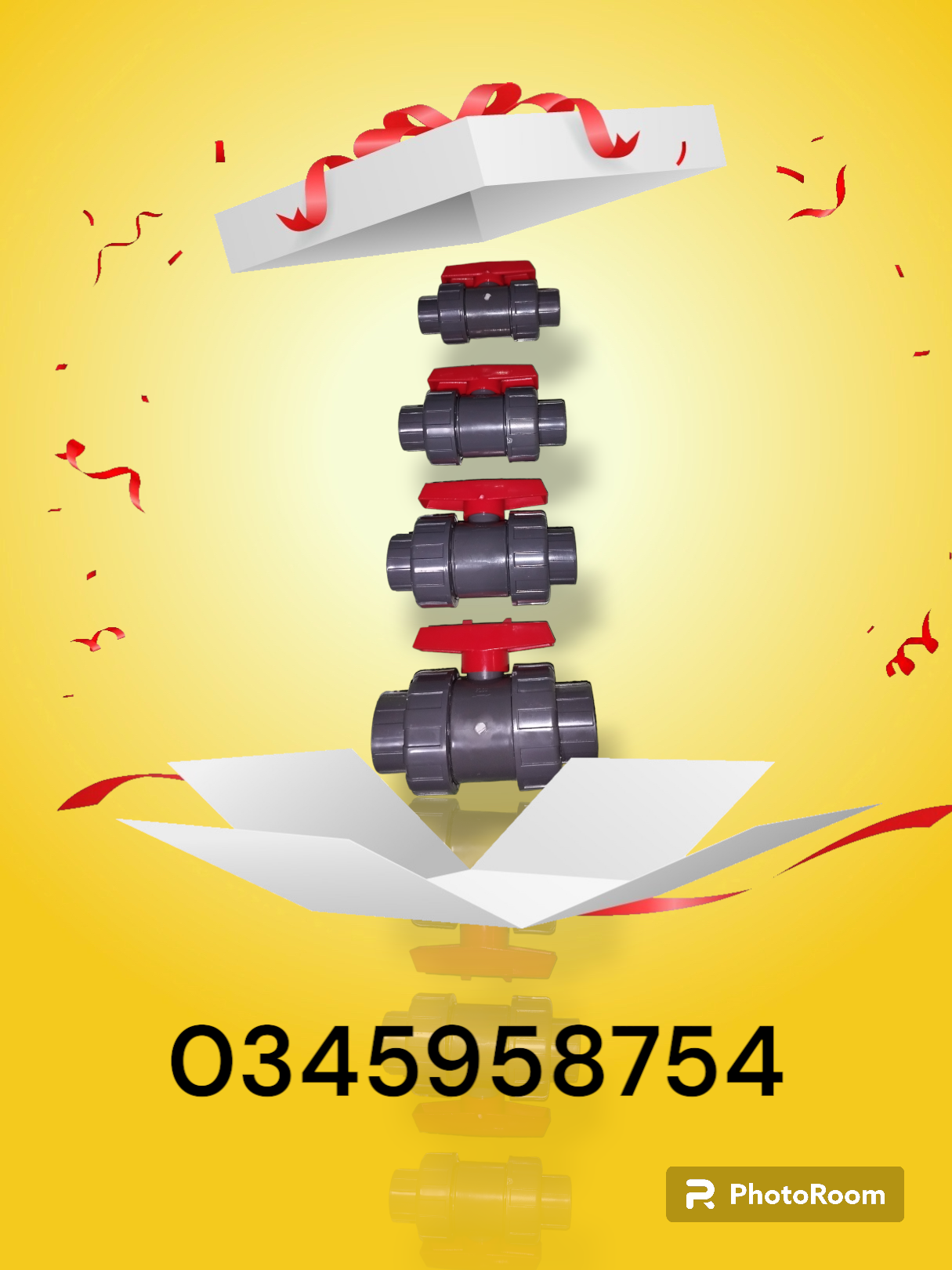 Van bi nhựa 2 đầu rắc co pvc xe từ 21-49mm