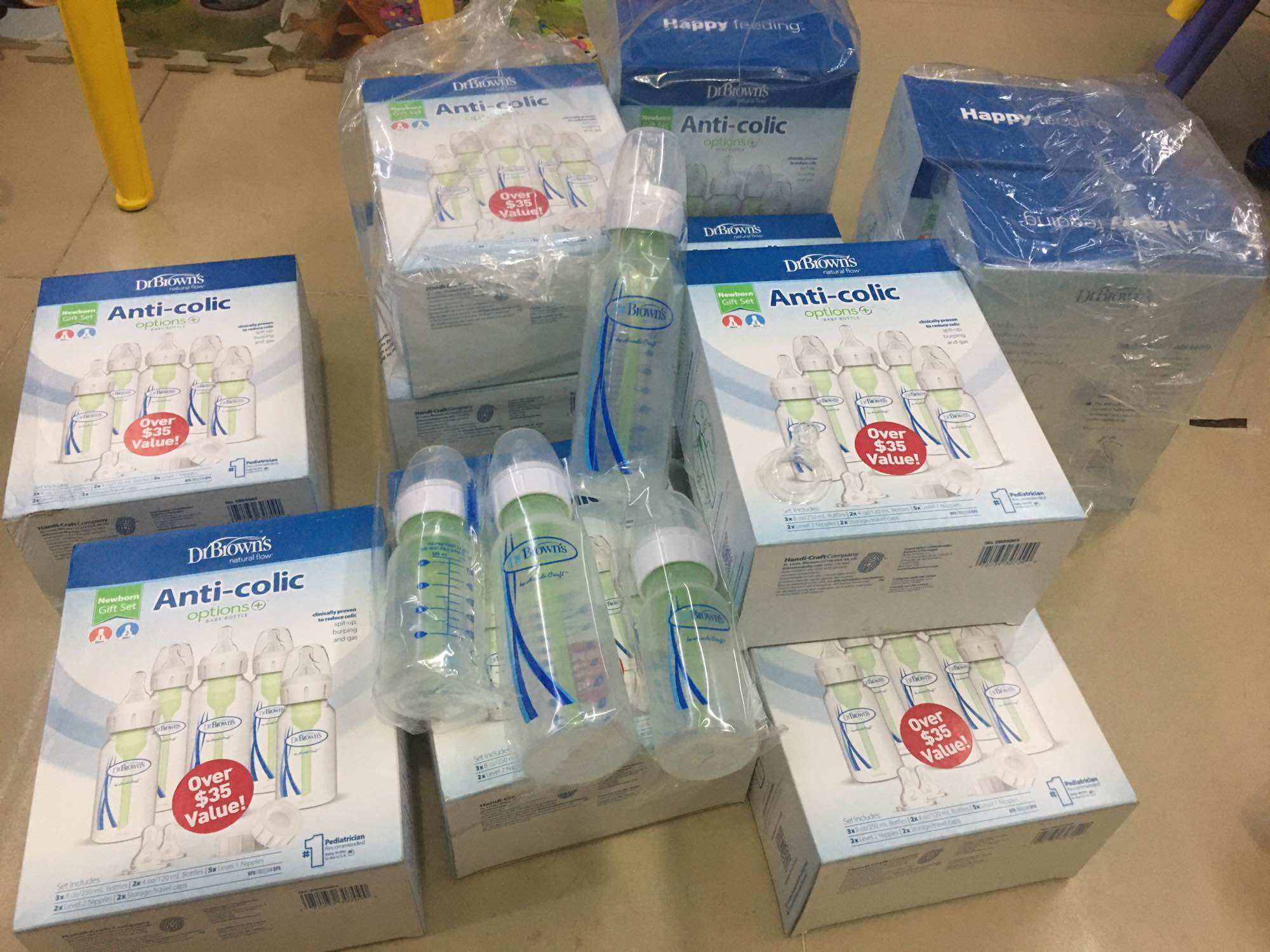 Bình sữa Dr brown cổ hẹp 120ml 250ml